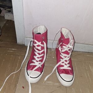 Converse Pink High-Top Sneakers